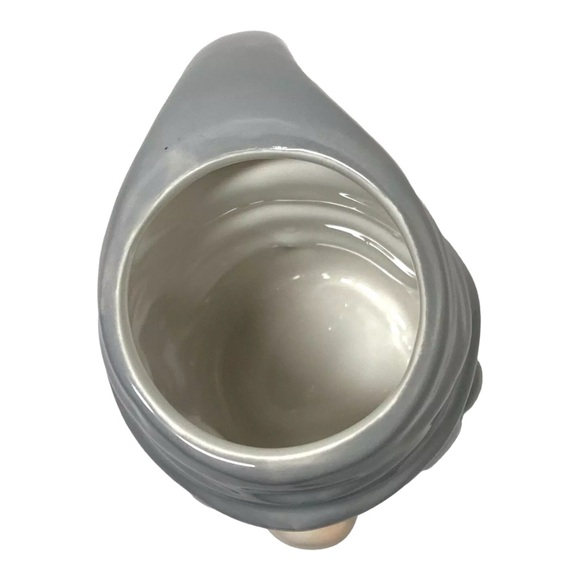 Pottery Barn Gnome Gnomette Ceramic Mug Holiday Figural Whimsical -Green Sweater - Picture 6 of 7